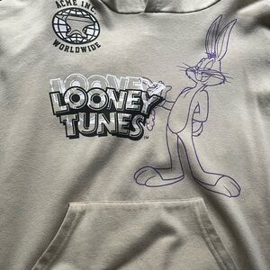 Looney Tunes Cream Hoodie